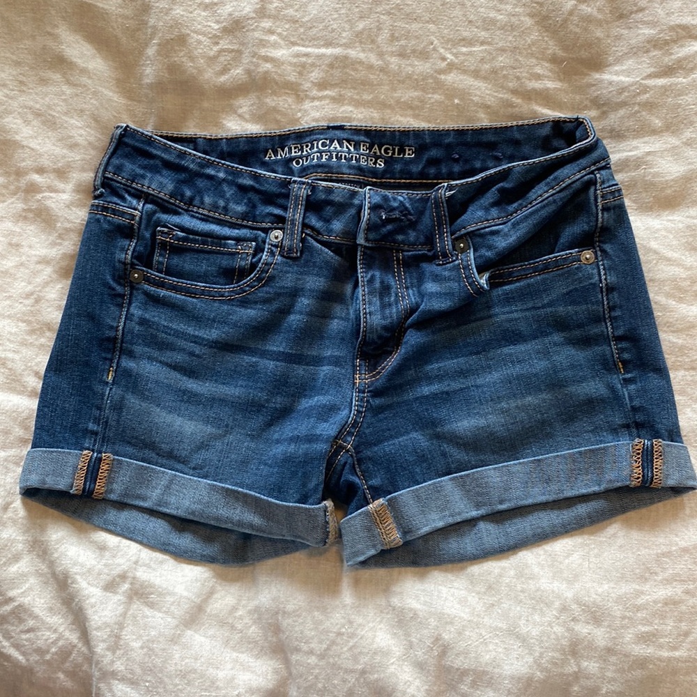 American Eagle MIDI Jean Shorts